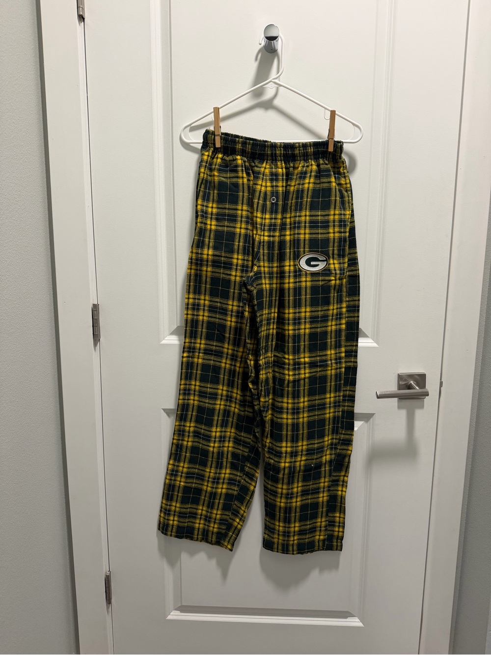 Yellow & Green Plaid Lounge Pants